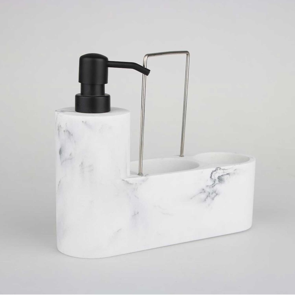 360 HOME BOTTLE+CUP 1PC RESIN EMULSION MARBLED