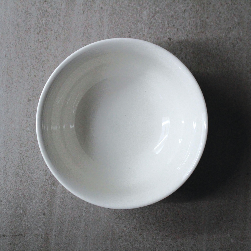 360 HOME BOWL CERAMIC WHITE ROUND GLOSSY