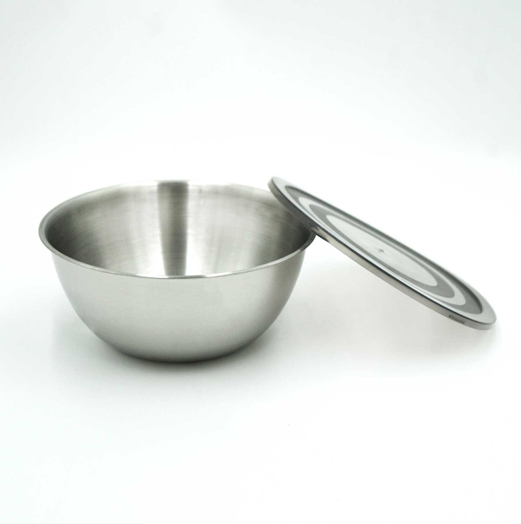 360 HOME BOWL COVERED 18CM STAINLESS STEEL