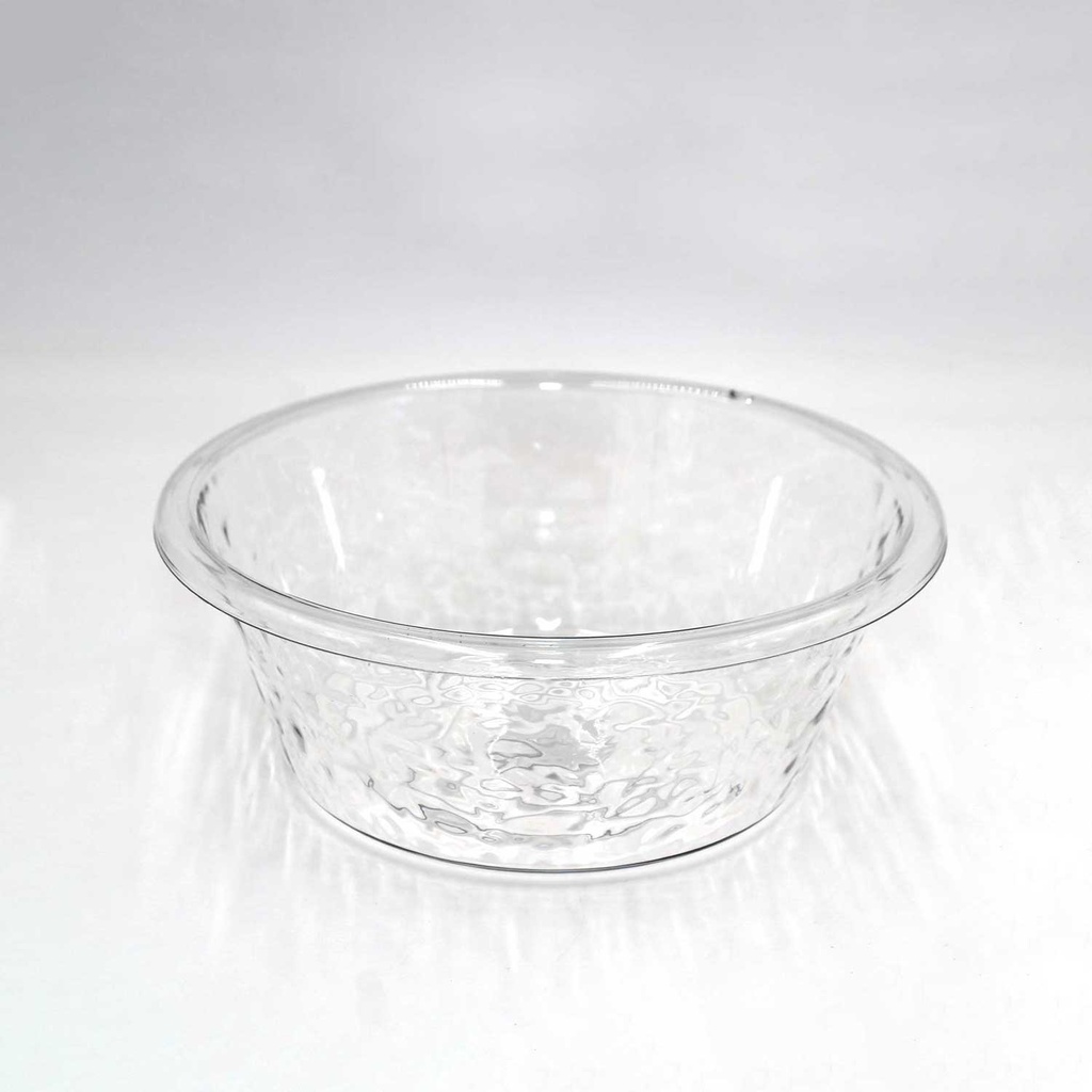 360 HOME BOWL ROUND CLEAR 24.5*17*9.5CM PLASTIC