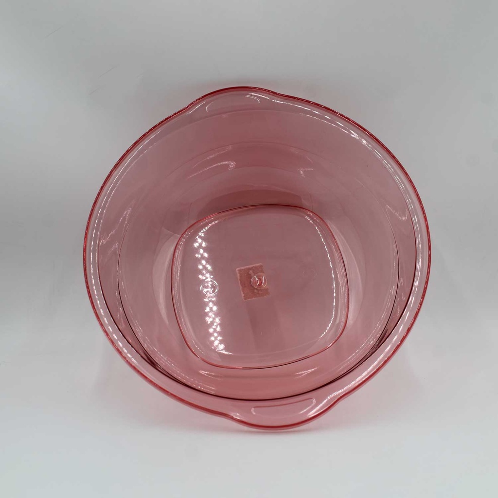 360 HOME BOWL ROUND CLEAR 32.5*30*10CM PLASTIC