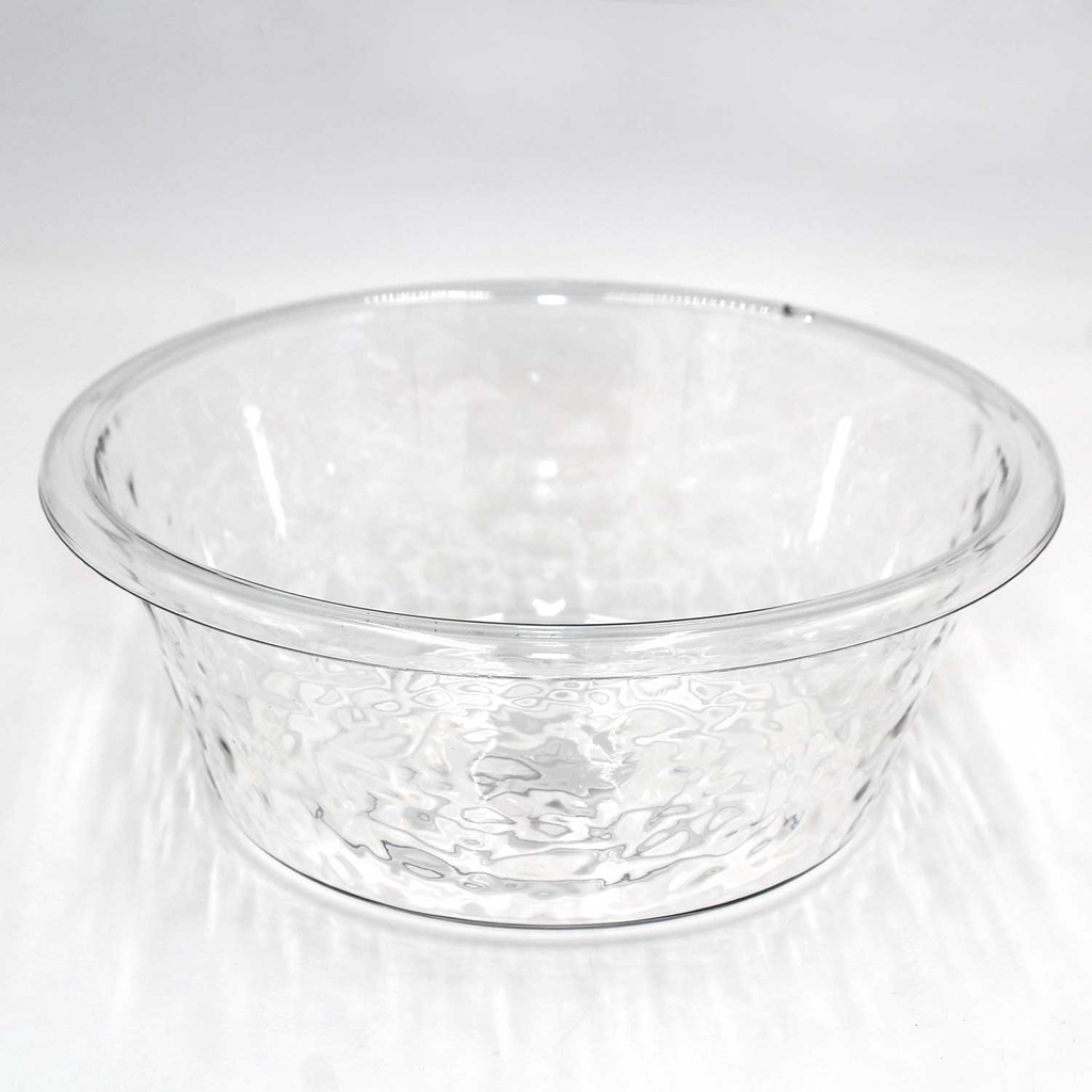 360 HOME BOWL ROUND CLEAR 35.5*23.5*13CM PLASTIC