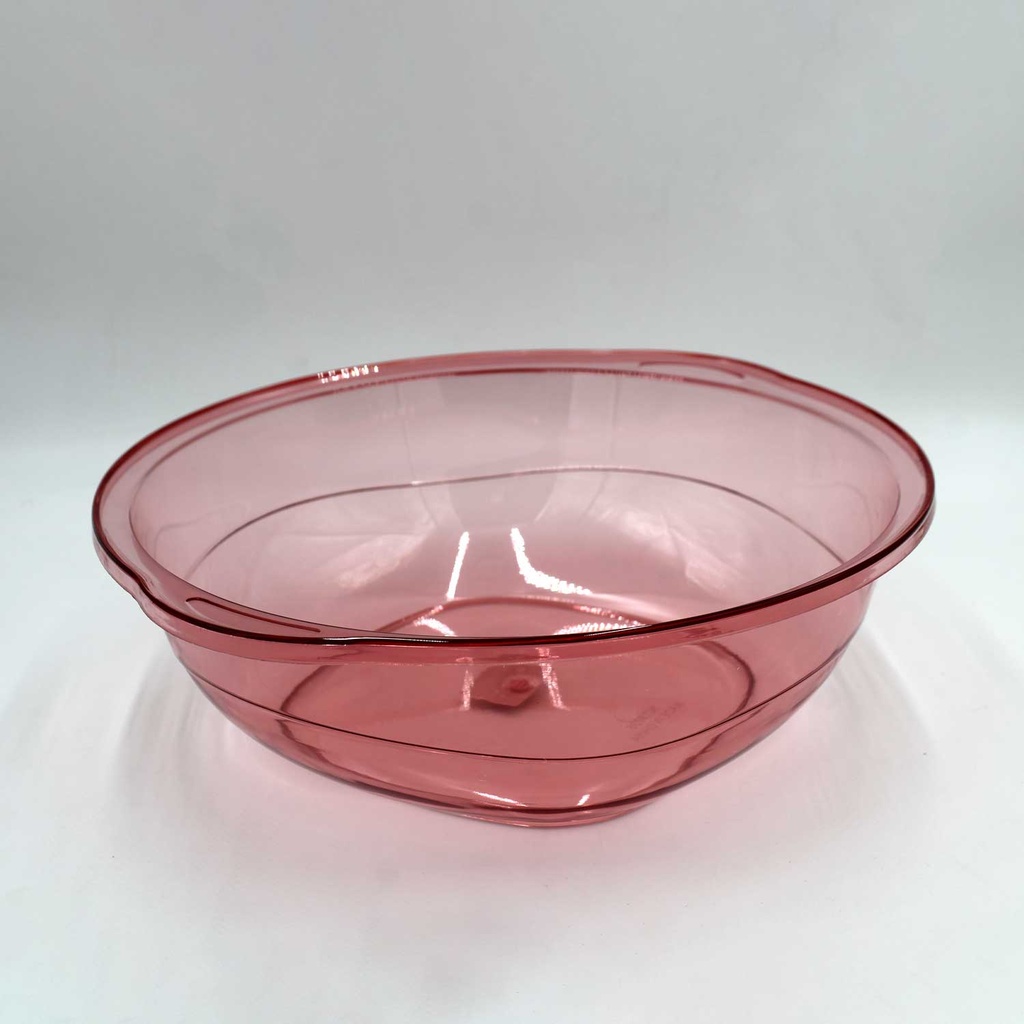 360 HOME BOWL ROUND CLEAR 38*35*12CM PLASTIC