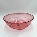 360 HOME BOWL ROUND CLEAR 38*35*12CM PLASTIC