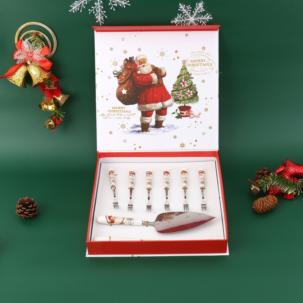 360 HOME CHRISTMAS FORKS 6PCS+KNIVES 2PCS