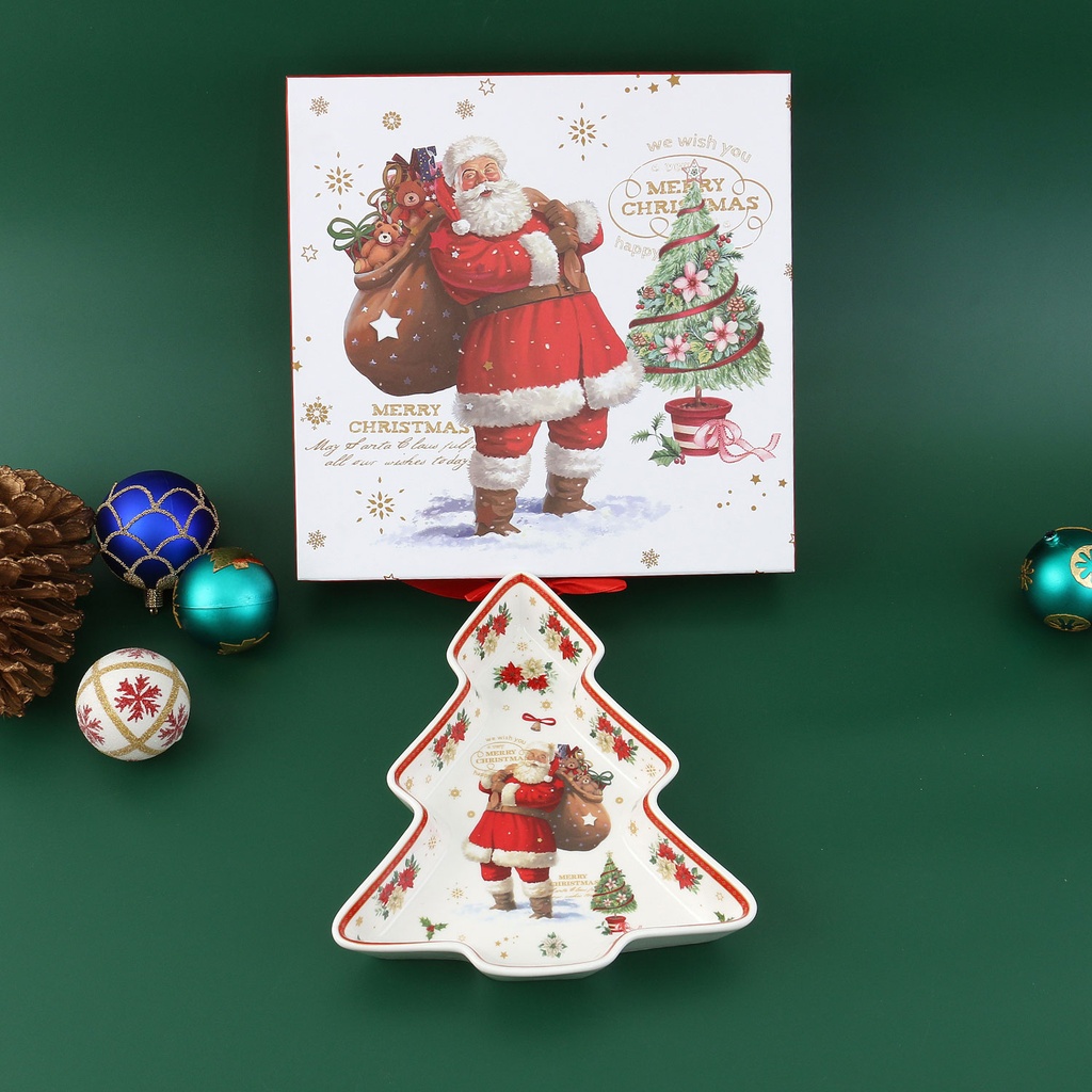 360 HOME CHRISTMAS PLATE 25CM*21CM*4.2CM