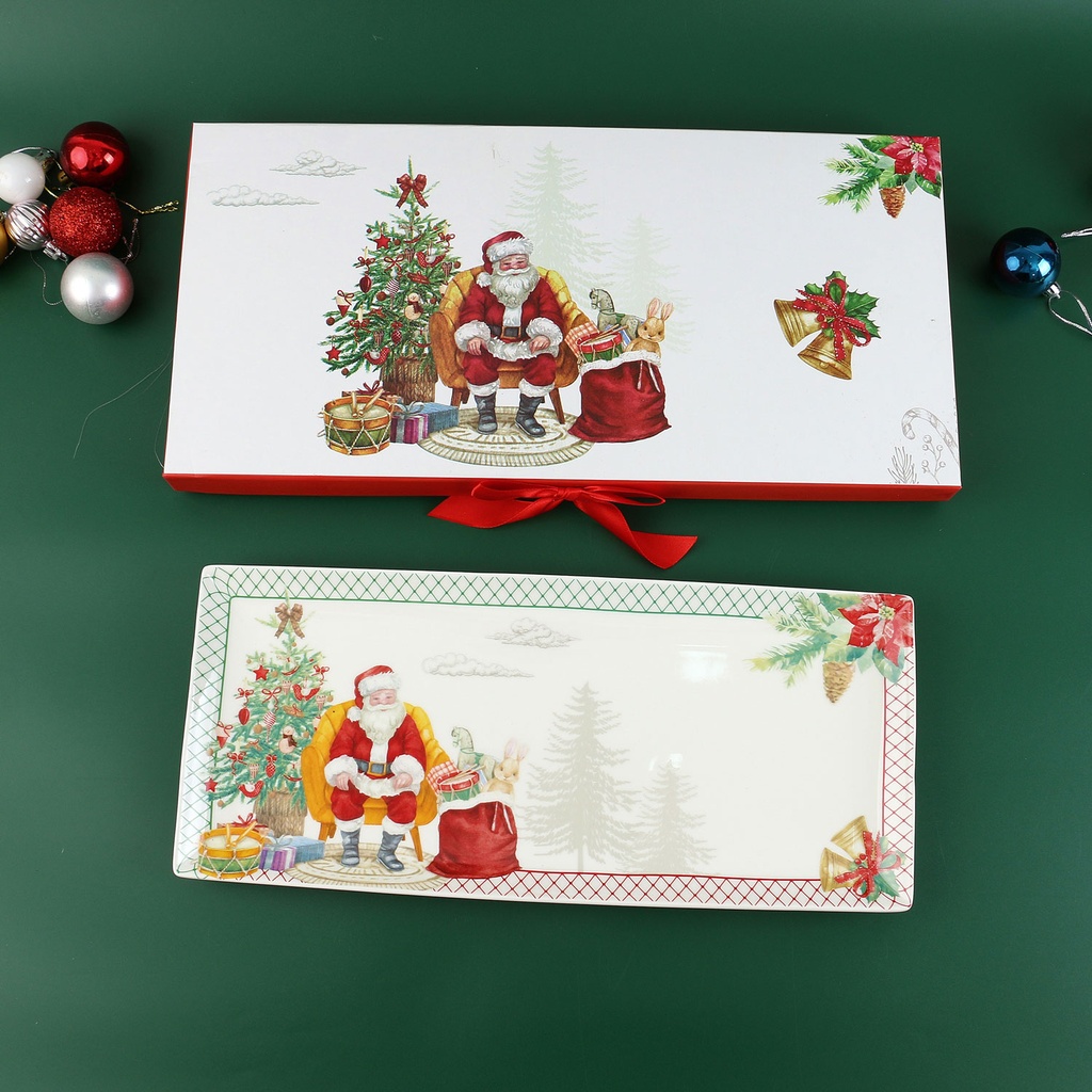 360 HOME CHRISTMAS PLATE 36.5CM*16.2CM RECTANGLE