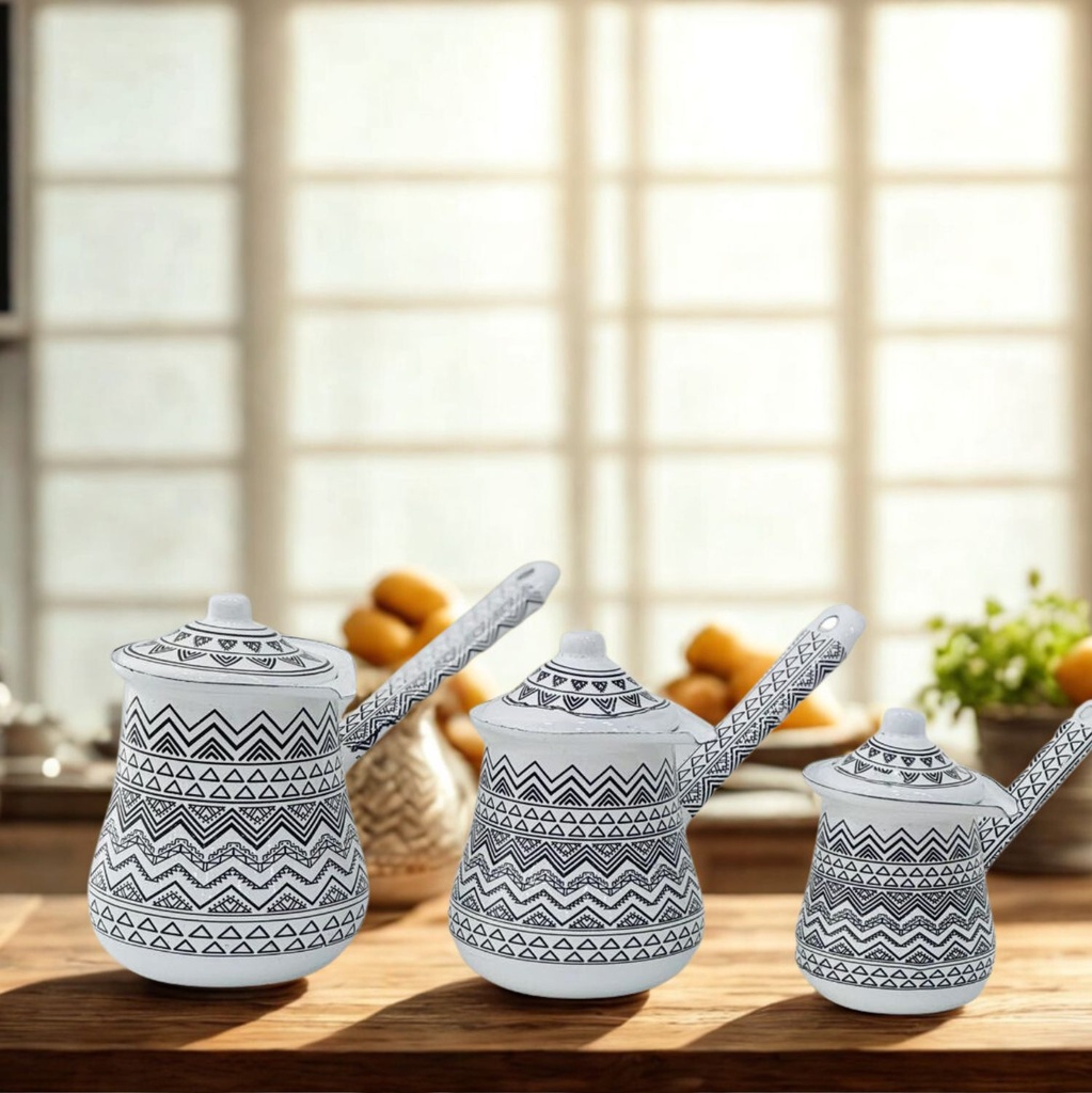 360 HOME COFFEE POT ZIGZAG 8/10/11 ENAMEL