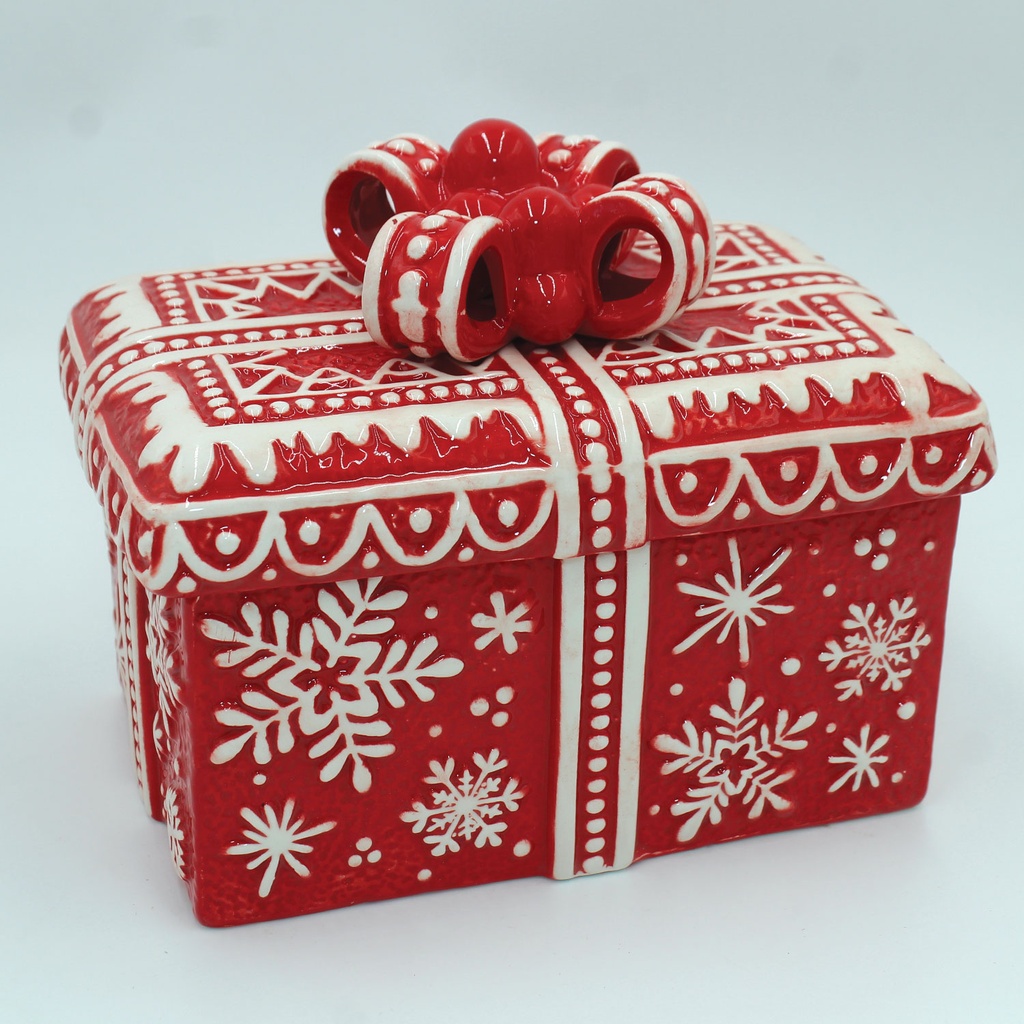 360 HOME DECORATIVE BOX CHRISTMAS CERAMIC 21*15*18