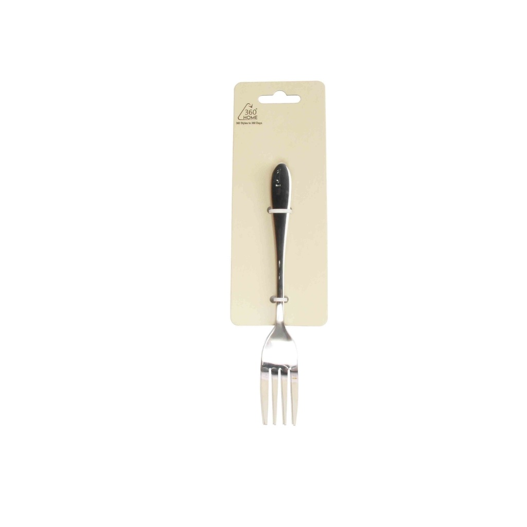 360 HOME DESSERT FORK SS430 SILVER 2MM SET 3PCS