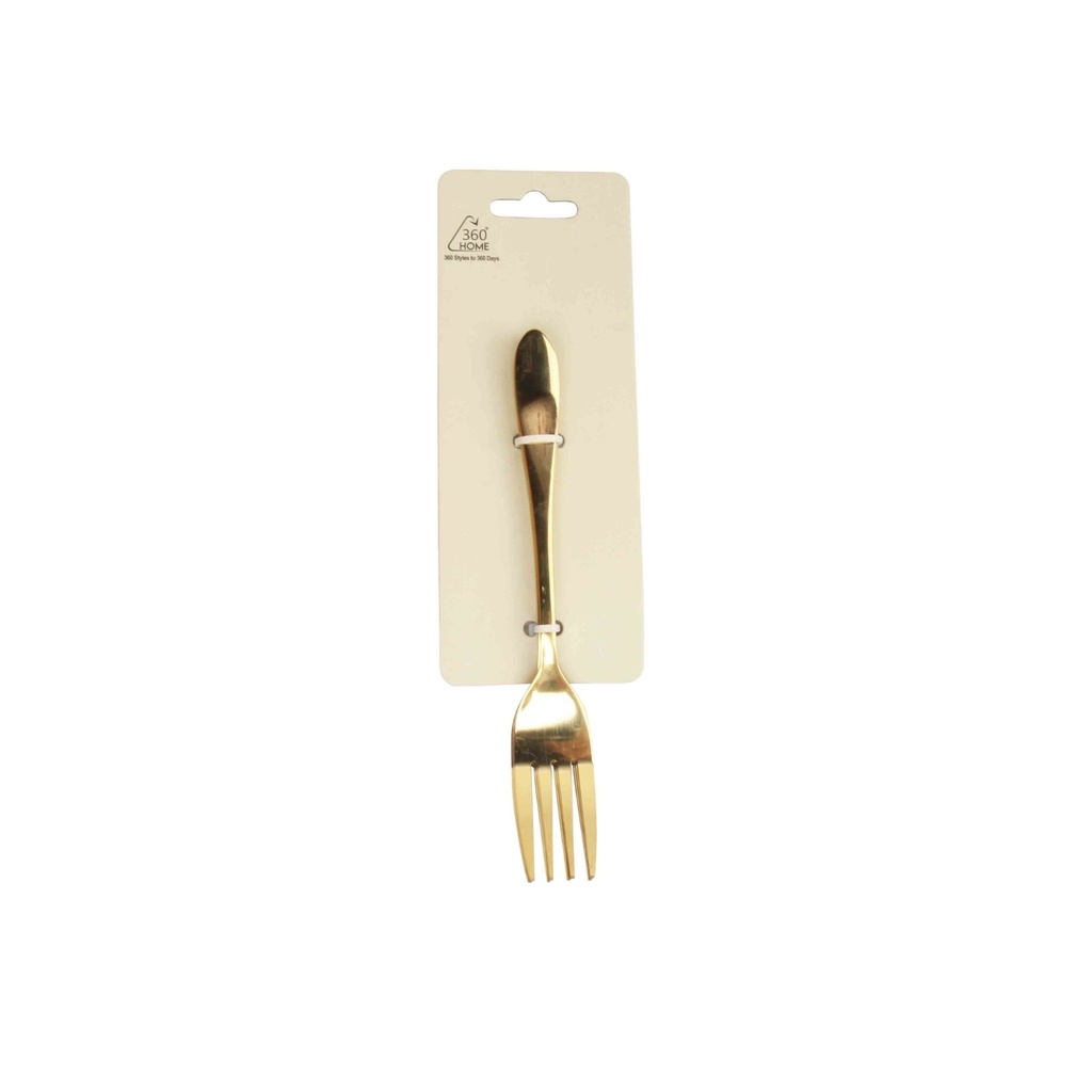 360 HOME DESSERT FORKS SS430 TITANIUM GOLDEN 2.0MM