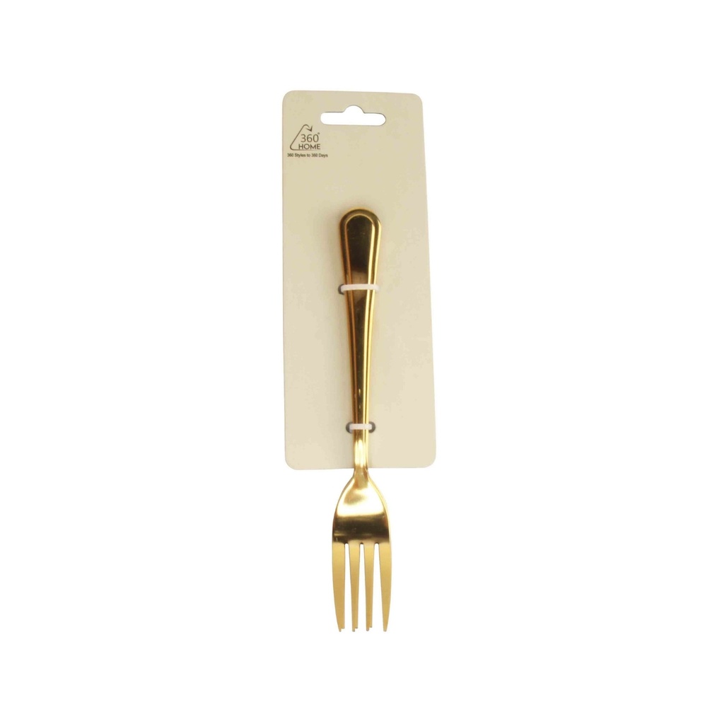 360 HOME DESSERT FORKS SS430 TITANIUM GOLDEN 2MM