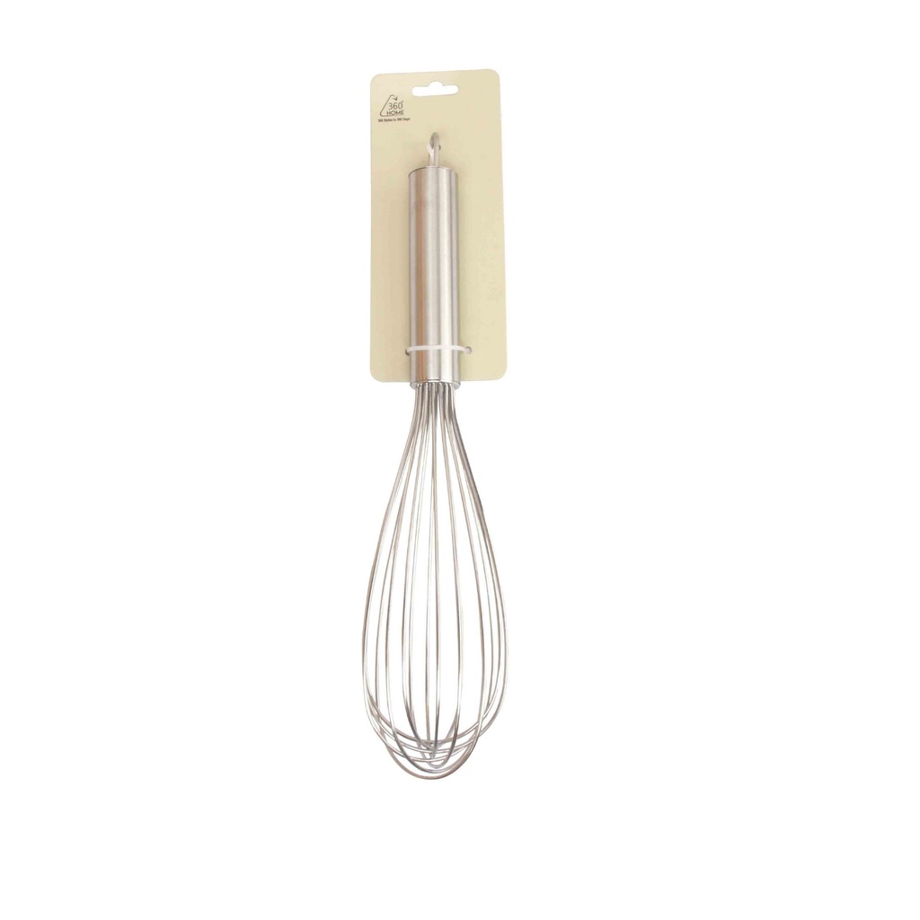 360 HOME EGG WHISK 12" SS430 TIE CARD
