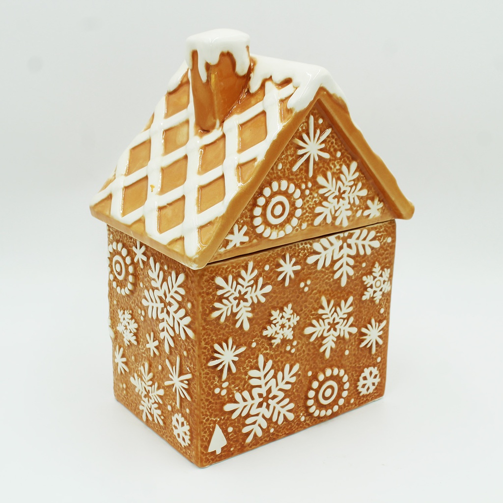 360 HOME HOUSE SHAPED CHRISTMAS CERAMIC 18*14*27CM
