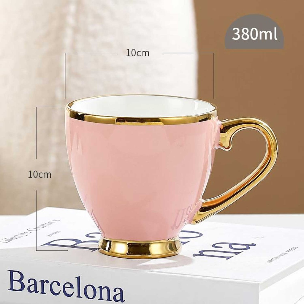 360 HOME MUG CERAMIC GLOSSY PINK EXT. WHITE INT.