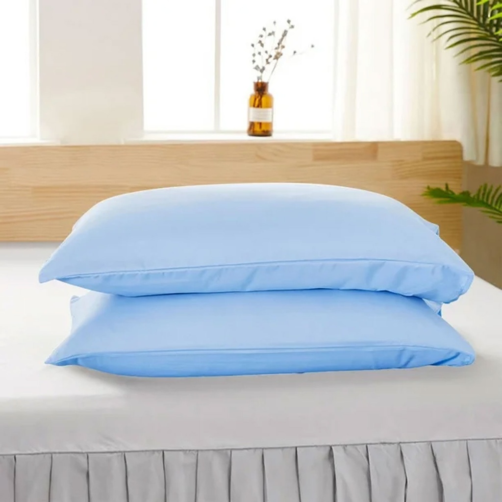 360 HOME PILLOW CASE 50*70 BLUE MICROFIBER