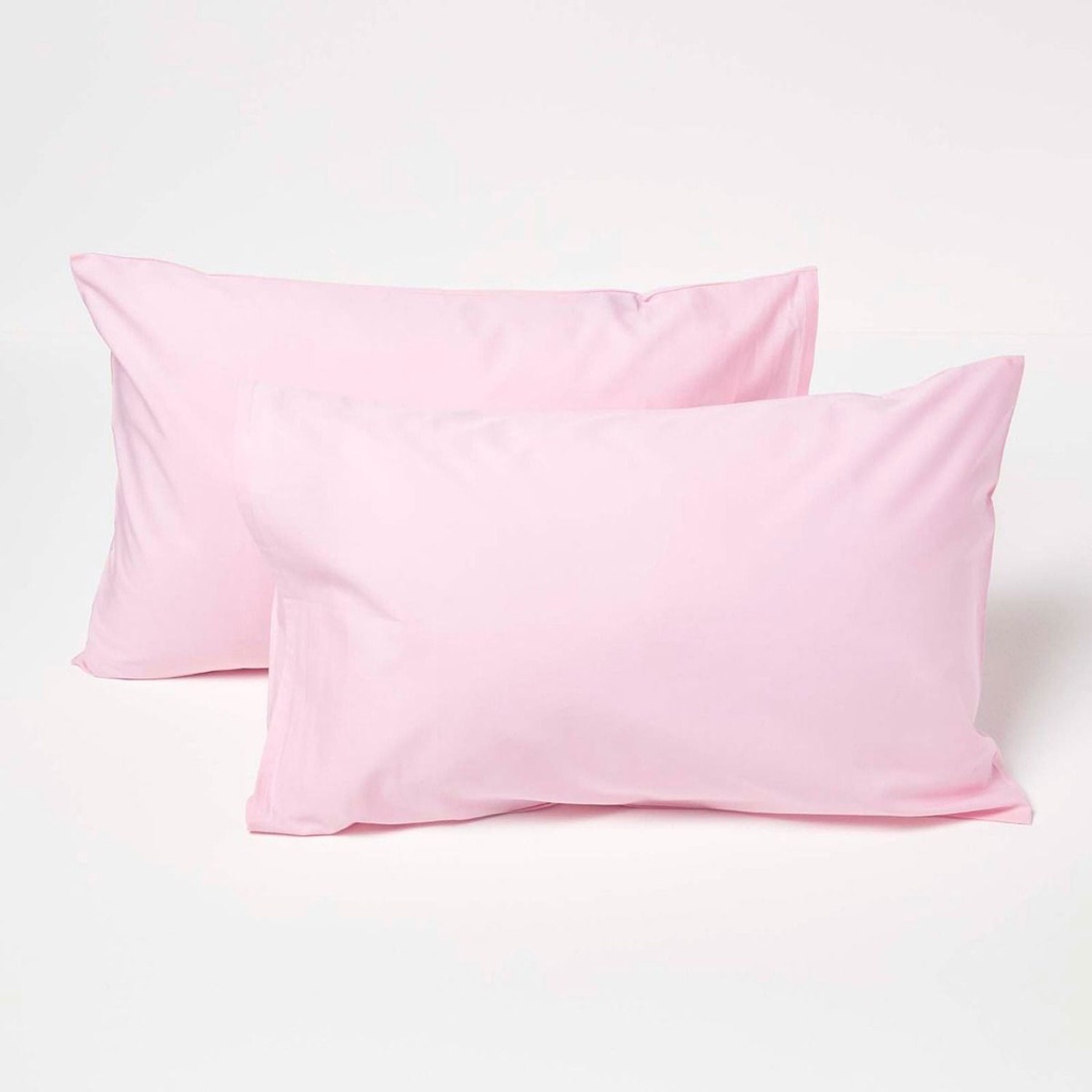 360 HOME PILLOW CASE 50*70 PINK MICROFIBER
