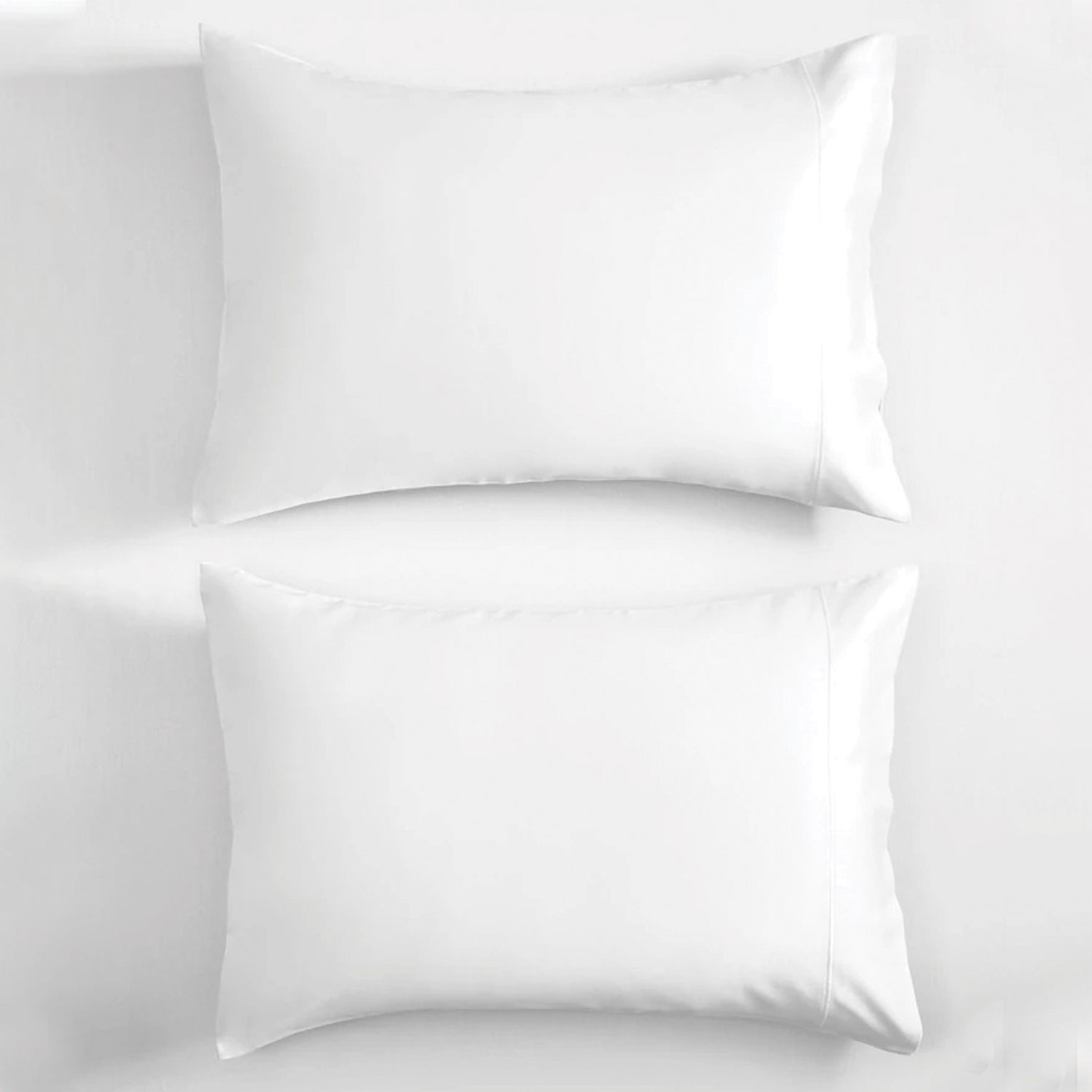 360 HOME PILLOW CASE 50*70 WHITE MICROFIBER