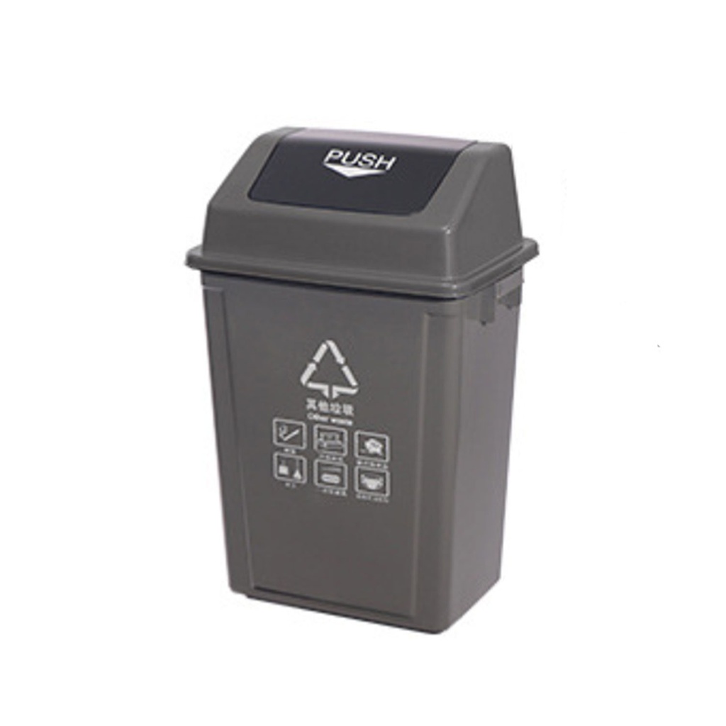 360 HOME PLASTIC BIN 40*27.5*47+13.5 40L SWIG LID
