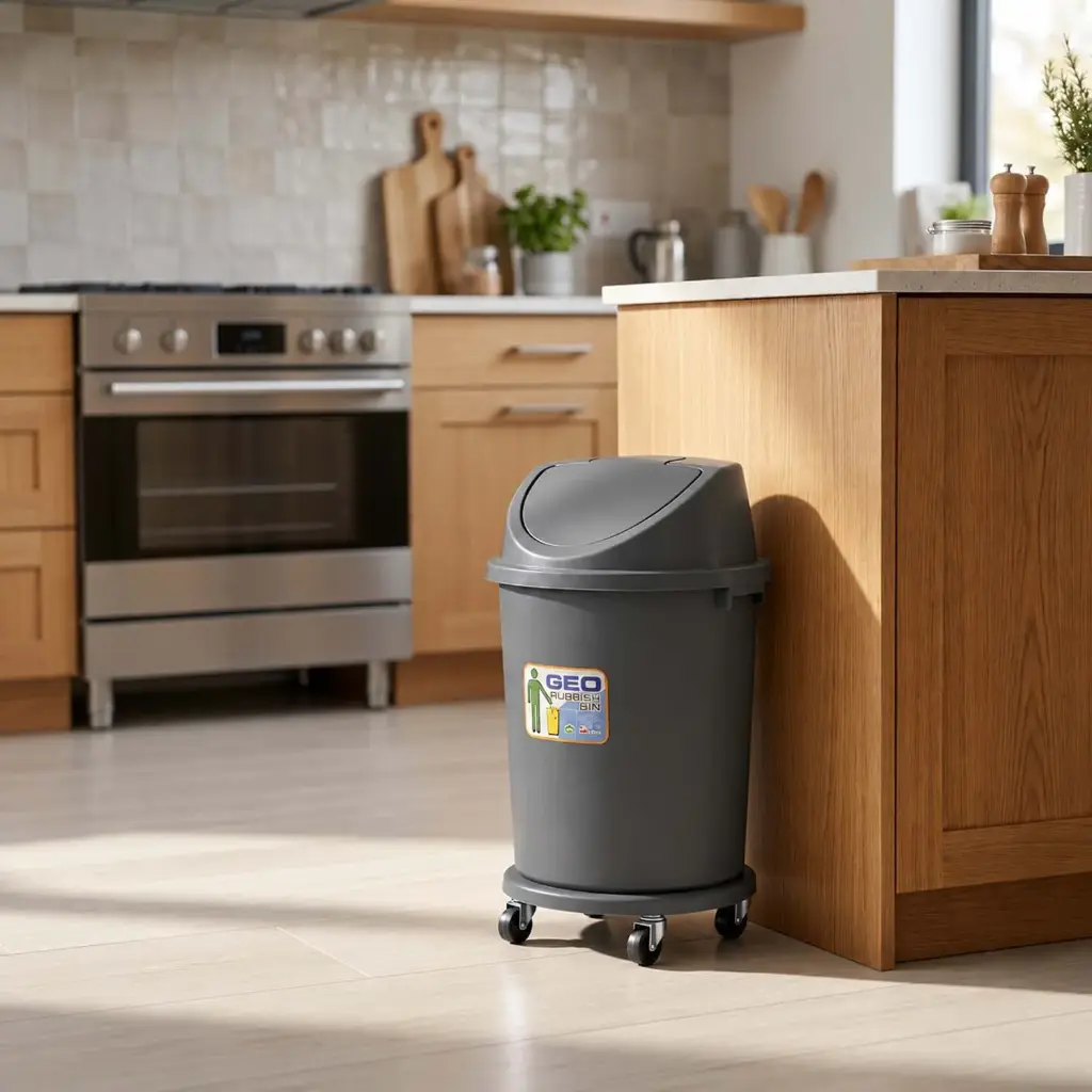 360 HOME PLASTIC BIN Ф50*92 90L SWING LID