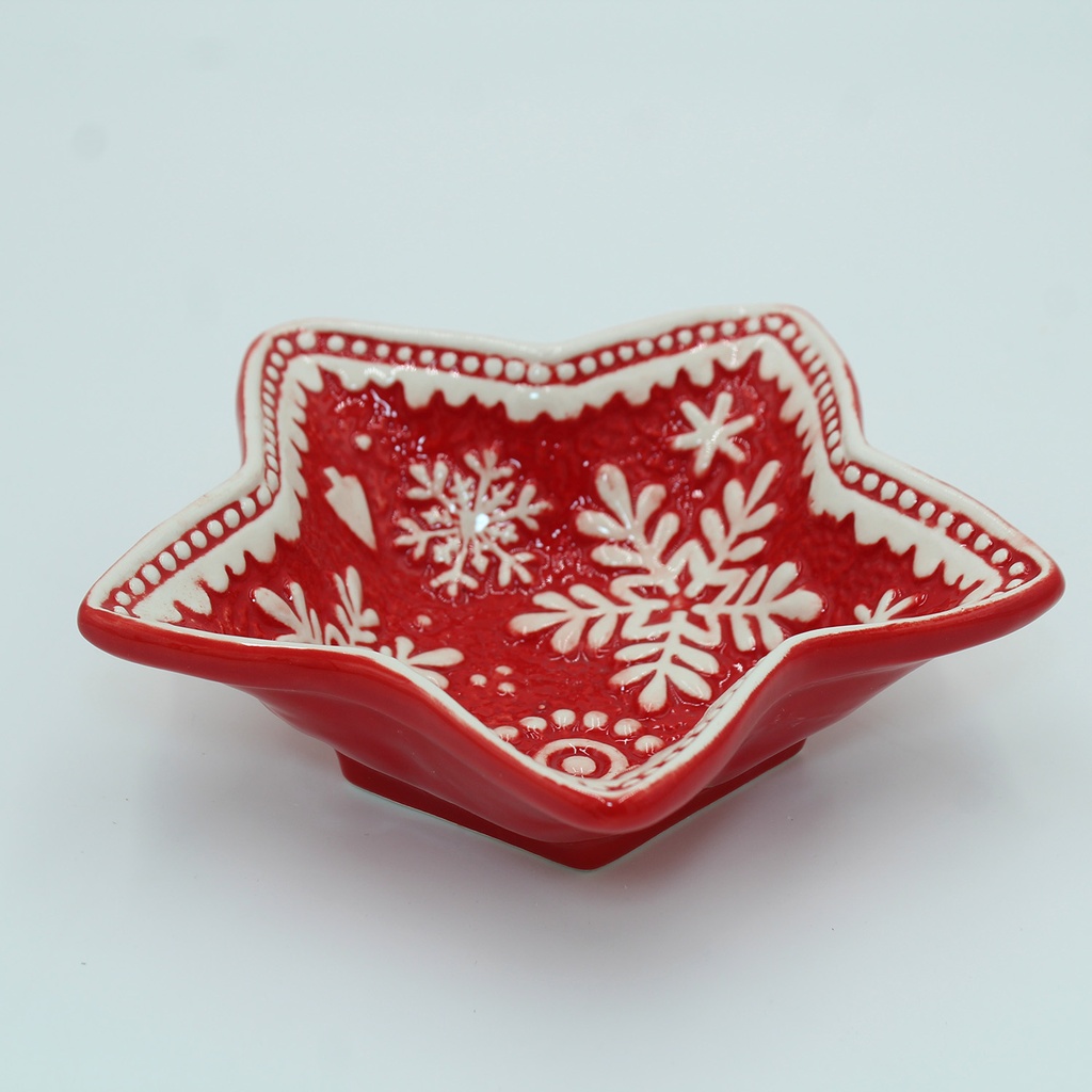 360 HOME PLATE CHRISTMAS CERAMIC 17*16*5CM