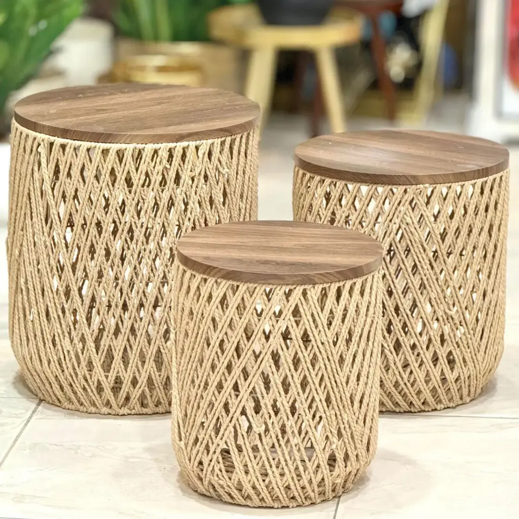 360 HOME TABLE INDOOR 40*40*45 35*35*40 30*30* 35