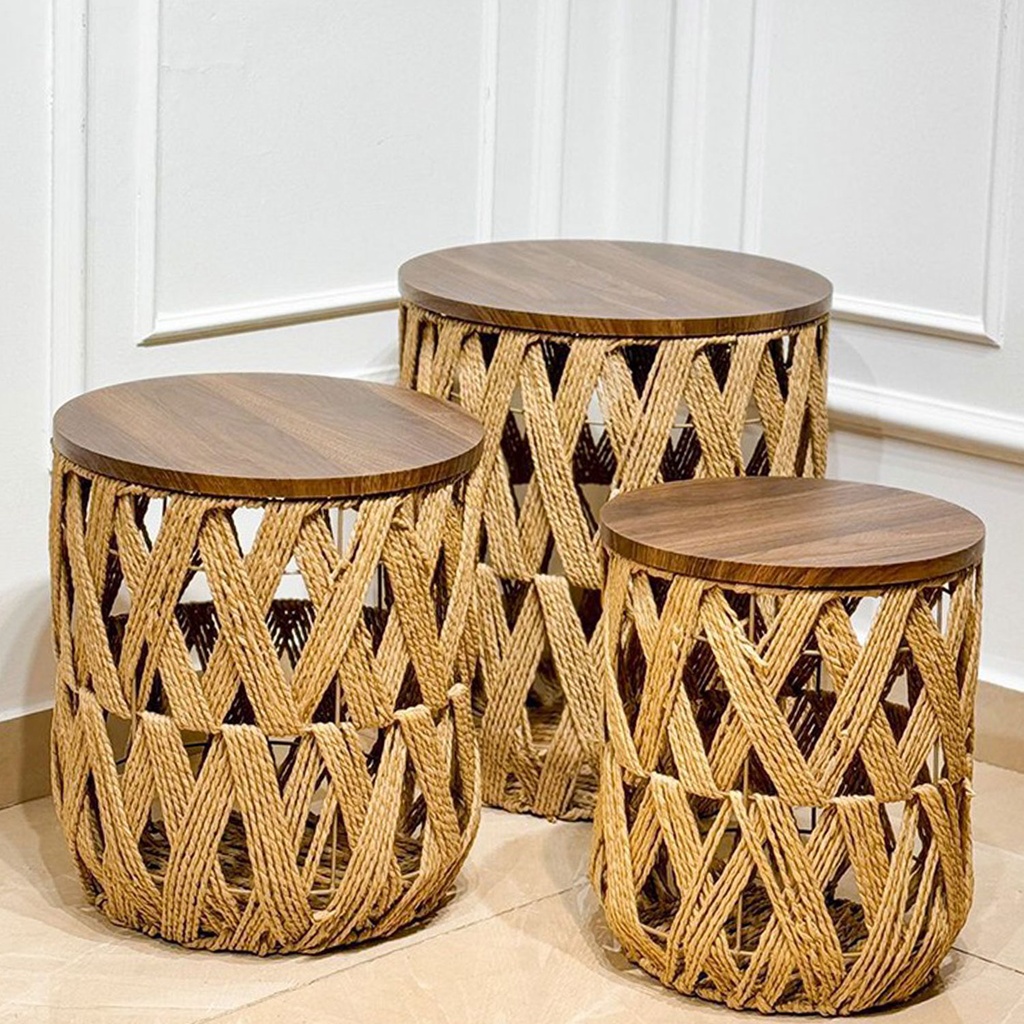 360 HOME TABLE INDOOR 40*40*45 35*35*40 30*30*35