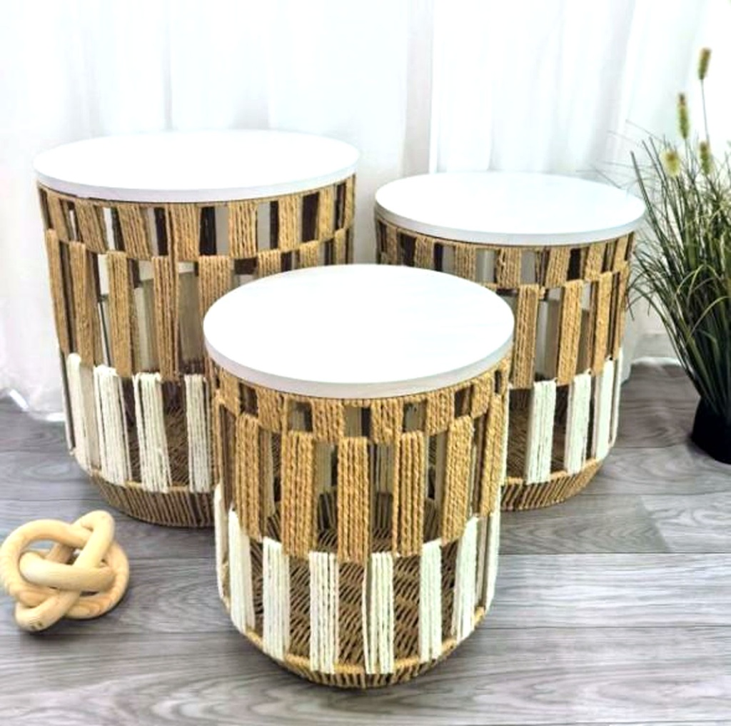 360 HOME TABLE INDOOR 40*40*45 35*35*40 30*30*35