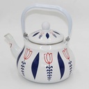 360 HOME TEA POT 2LTR WHITE W/TULIPS