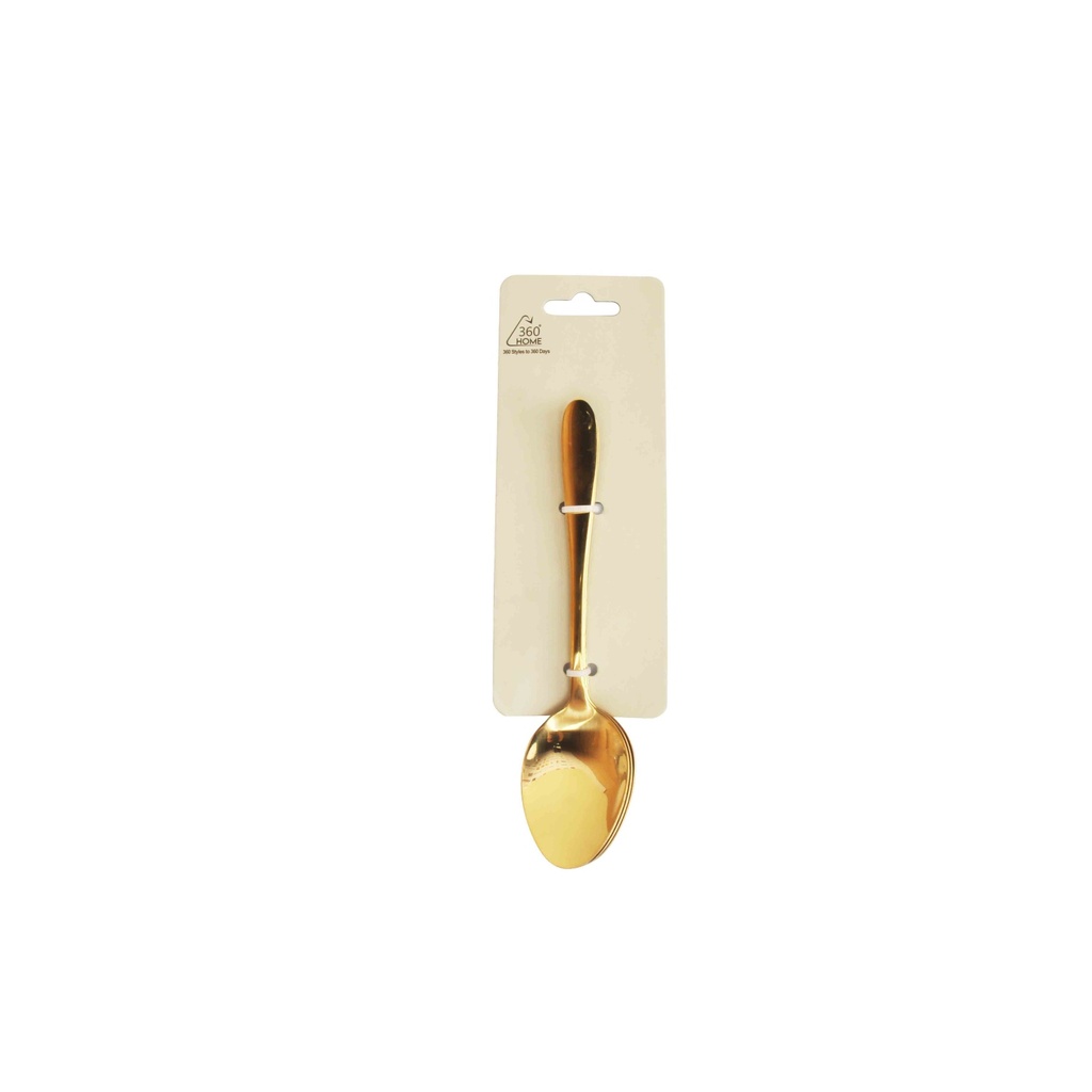 360 HOME TEA SPOON SS430 GOLDEN&TITANIUM 2MM