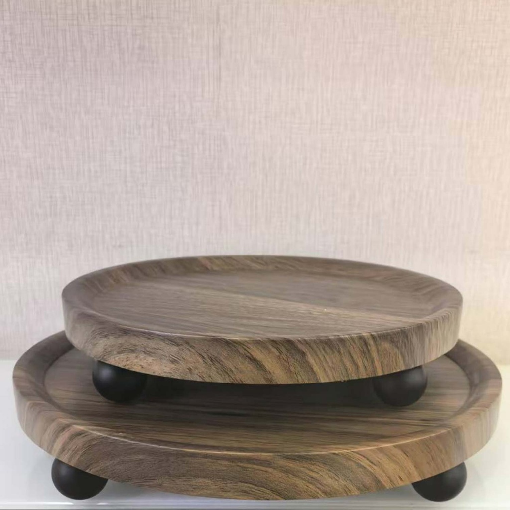 360 HOME TRAY RAISER WOOD 30*30*5 25*25*5