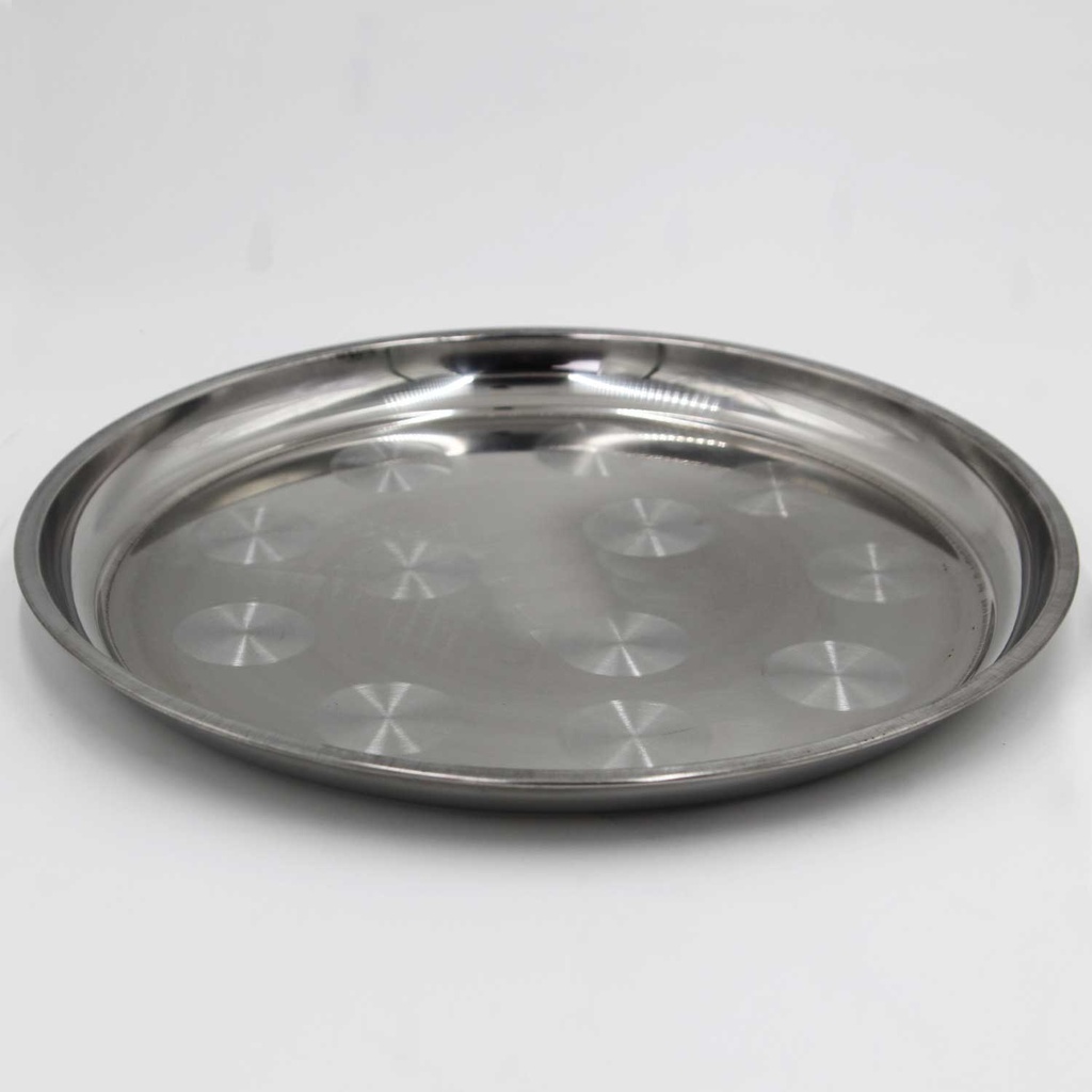 360 HOME TRAY ROUND 45CM/36KGS STAINLESS STEEL