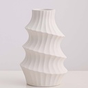 360 HOME VASE CERAMIC WHITE MATT H25.5 WD14 D5.5