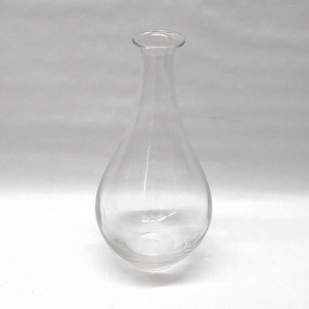 360 HOME VASE GLASS 7.5*15CM CLEAR