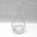 360 HOME VASE GLASS 7.5*15CM CLEAR