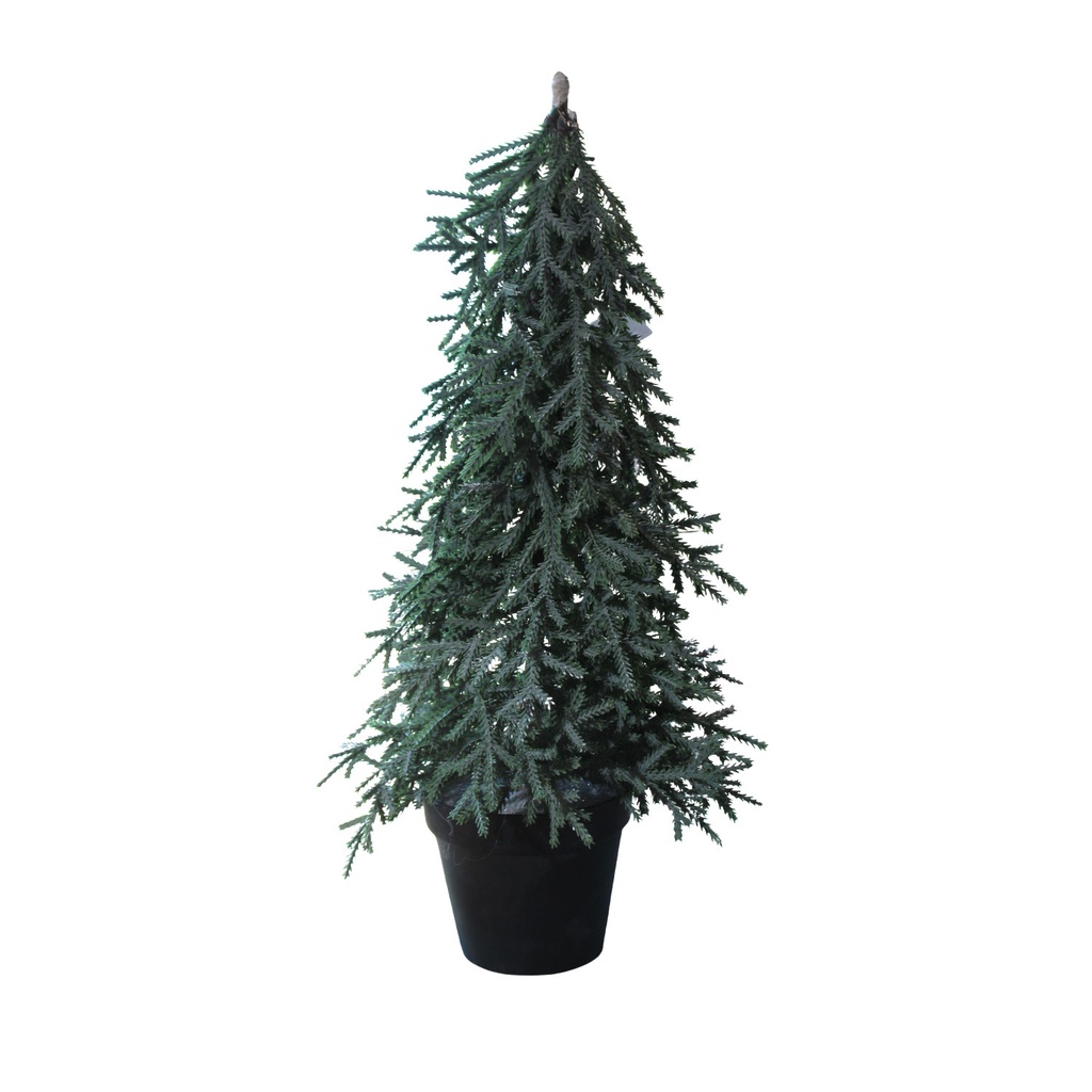360 HOME CHRISTMAS DECORATION H:50CM ARTIFICIAL CHRISTMAS TREE ALPINE STYLE IN A POT