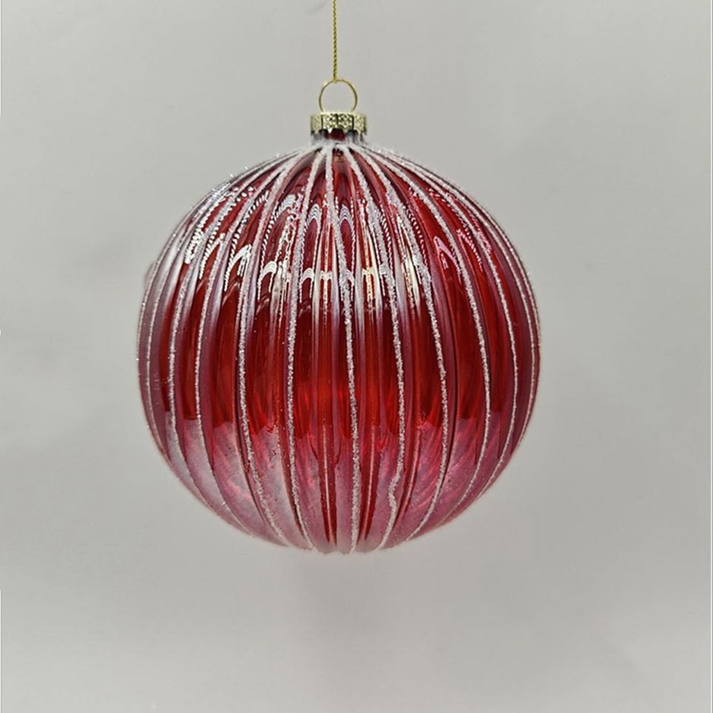 360 HOME CHRISTMAS DECORATION 15*15*15CM ORNAMENT RED HANGING
