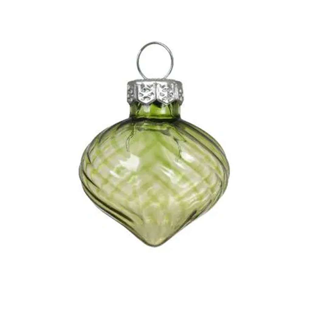 360 HOME CHRISTMAS DECORATION 8*8*8CM ORNAMENT LIGHT GREEN  HANGING
