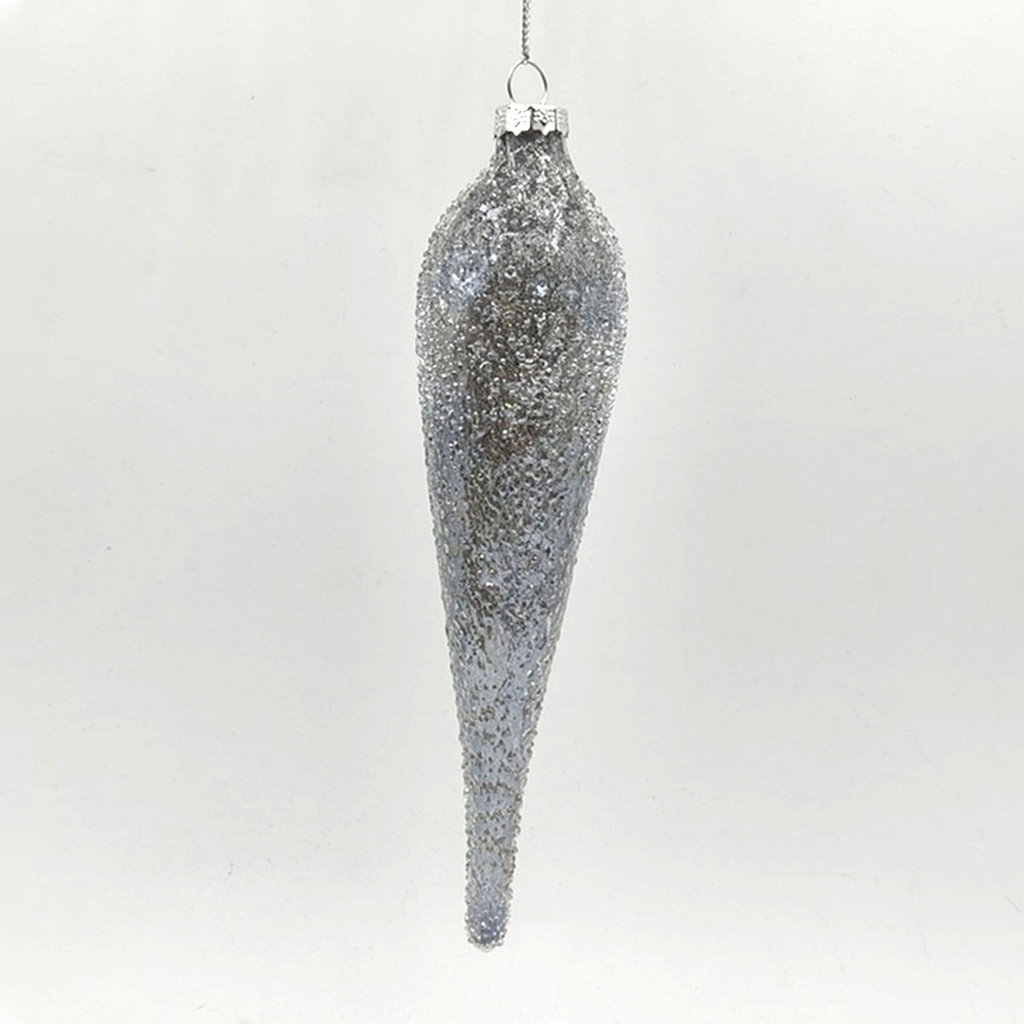 360 HOME CHRISTMAS DECORATION 4.5*4.5*20CM ORNAMENT DARK BLUE HANGING