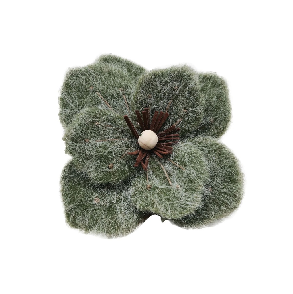 360 HOME CHRISTMAS DECORATION 20*0*20CM ORNAMENT FLOWER WITH CLIP 