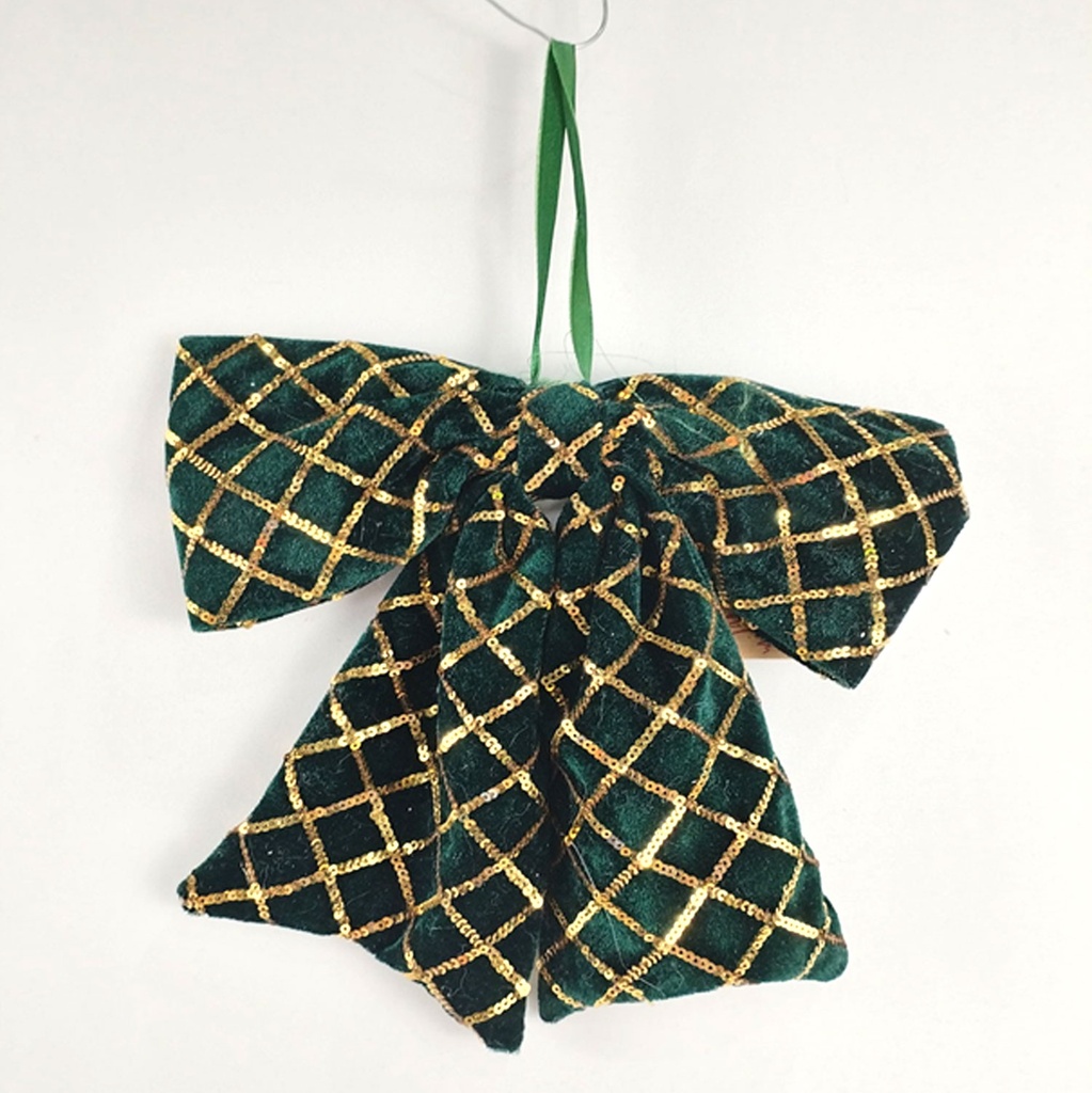 360 HOME CHRISTMAS DECORATION 23*28*0CM ORNAMENT BOW