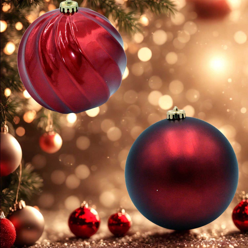 360 HOME CHRISTMAS DECORATION PLASTIC ASSORTMENT EMBOSSED BALL 15cm*2pcs,matt;onion 15cm*1pc,dark pearl;15cm*3pcs,glitter