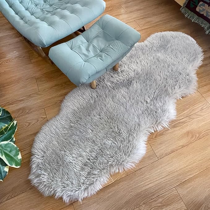 360 HOME FLOOR MAT OVAL WAVE GREY 60*150CM