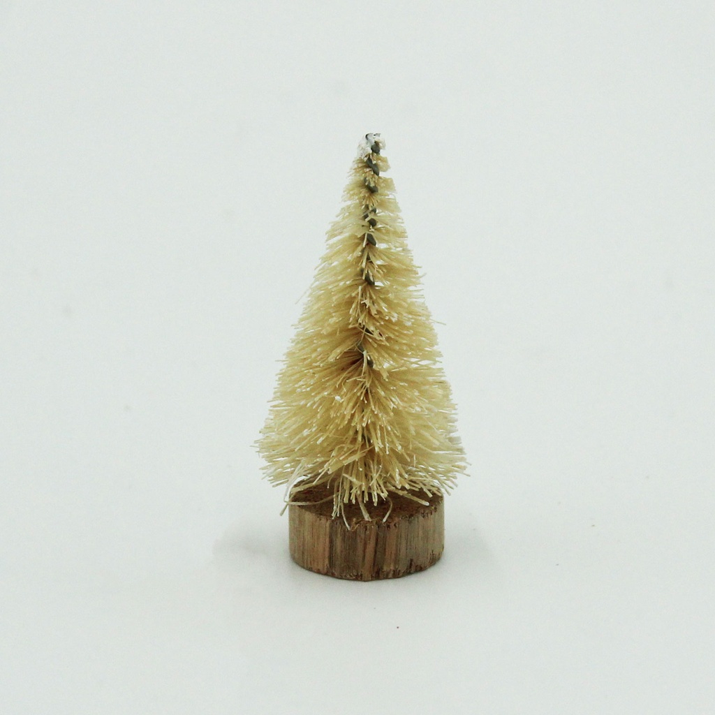 360 HOME CHRISTMAS MINI TREE WHITE 4.5CM PACK OF 5PCS 