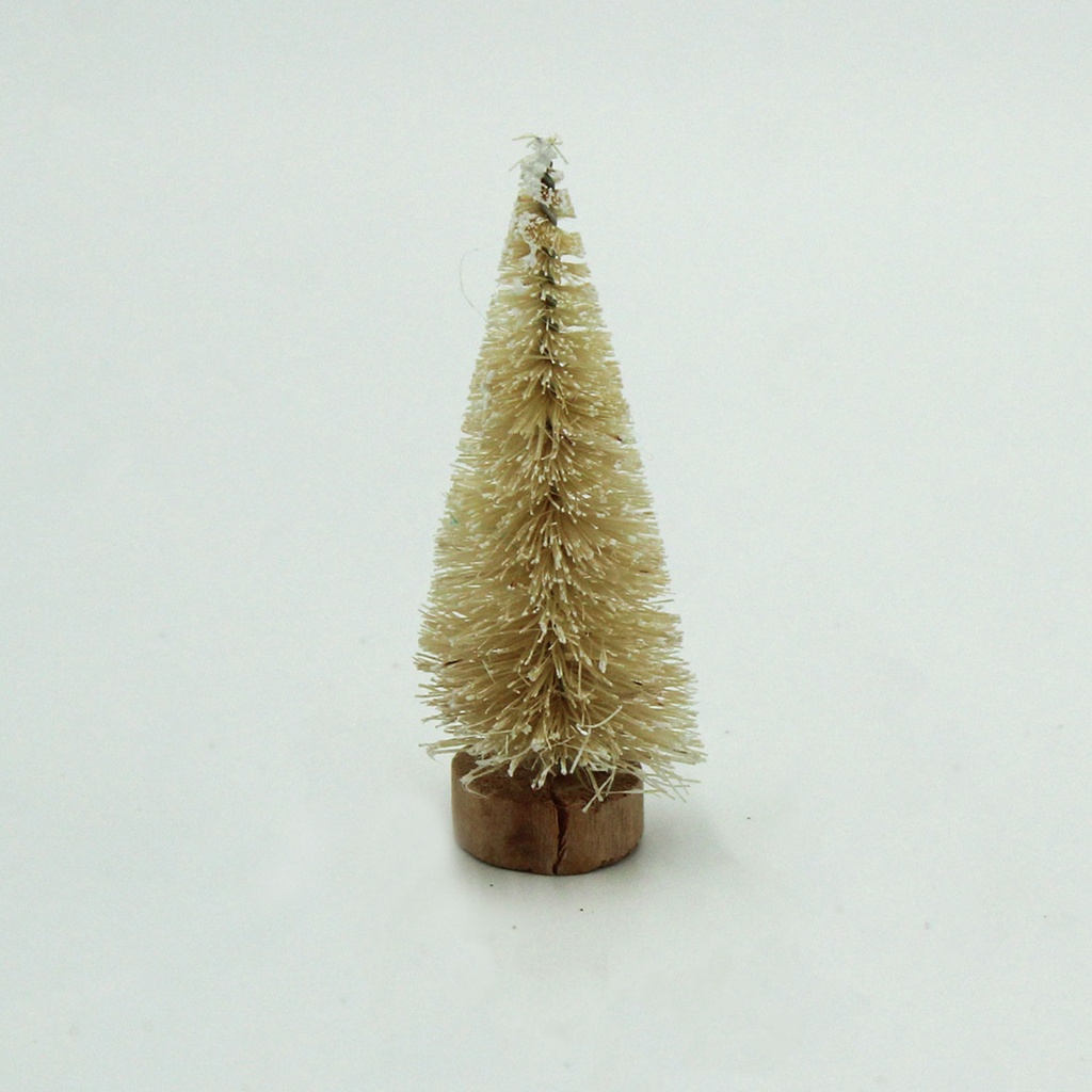 360 HOME CHRISTMAS MINI TREE WHITE 6.5CM PACK OF 5PCS