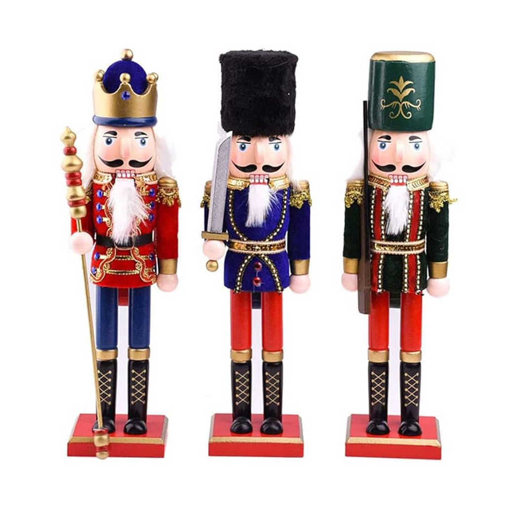 360 HOME CHRISTMAS NUTCRACKER DOLL 9*8*38CM FESTIVE SOLDIER 