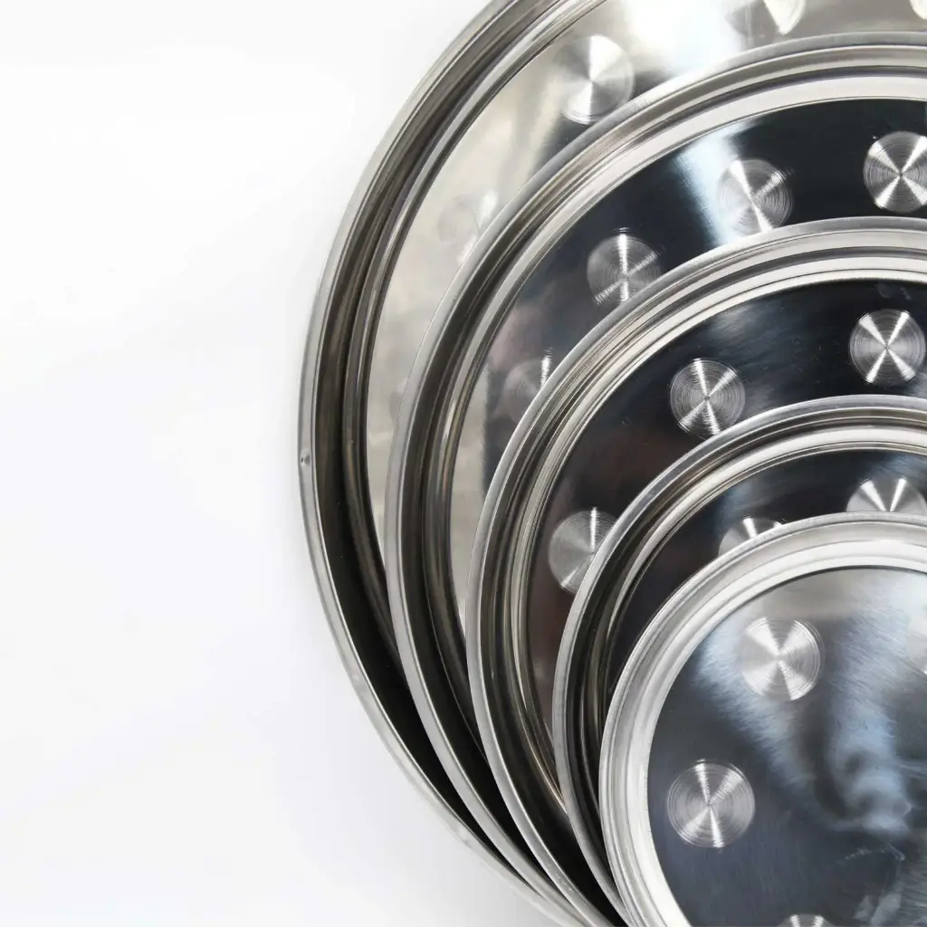 360 HOME TRAY ROUND 30CM/33KGS STAINLESS STEEL