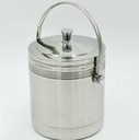 360 HOME ICE BUCKET THREADED STRAIGHT 2L STAINLESS WITH PARTITION