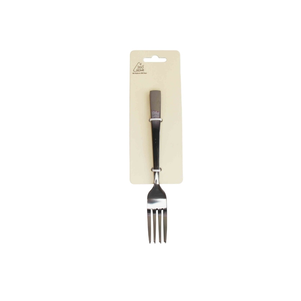 360 HOME DESSERT FORKS SS430&TITANIUM BLACK 2MM SET 3PCS
