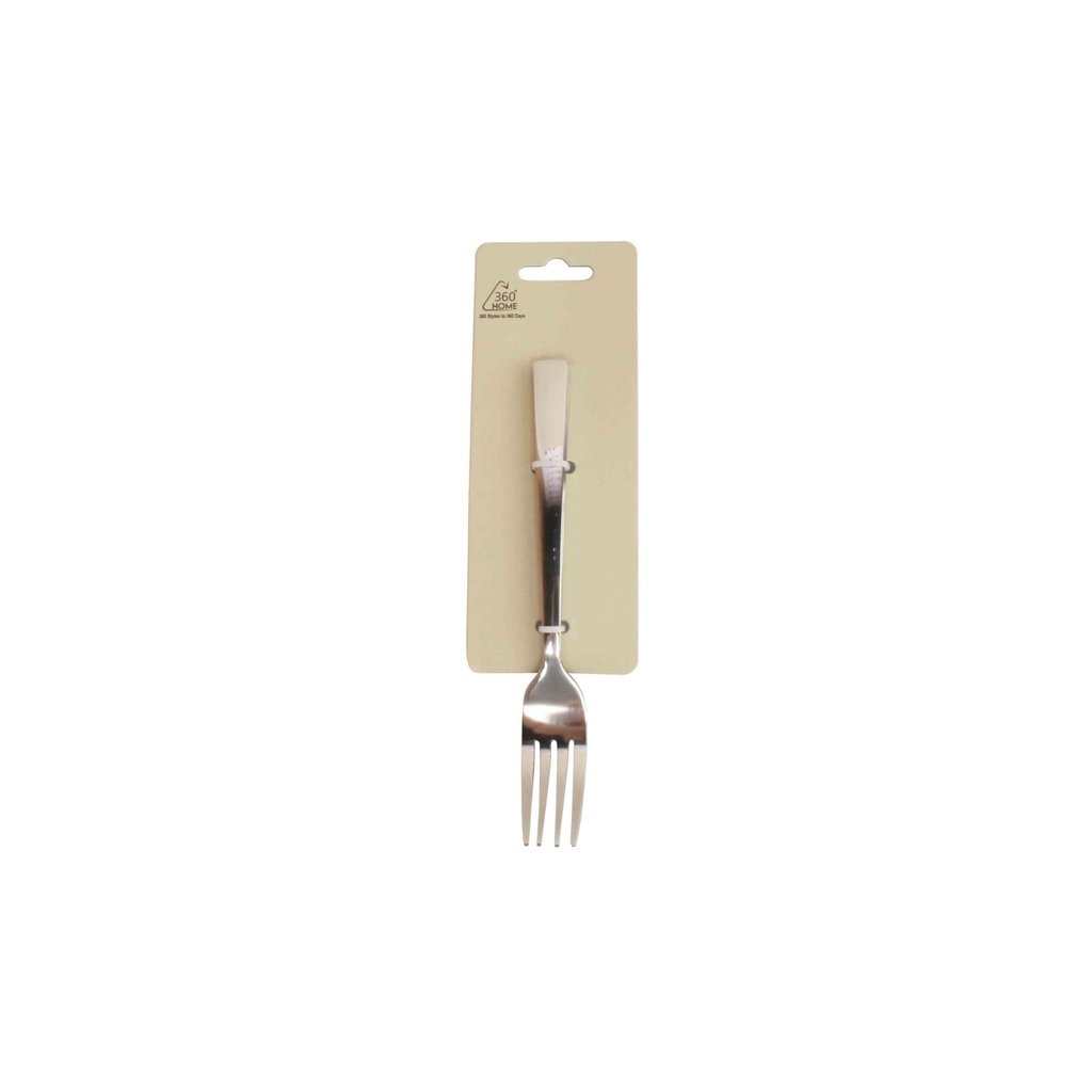 360 HOME DESSERT FORKS SS430 SILVER 2MM SET 3PCS